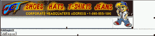 Название редактируемой области