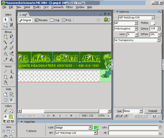 Панель Optimize можно также использовать