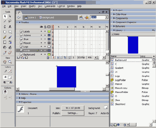 Слои в анимации настроены и готовы к использованию