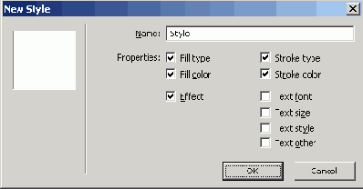 Создать новый стиль совсем не