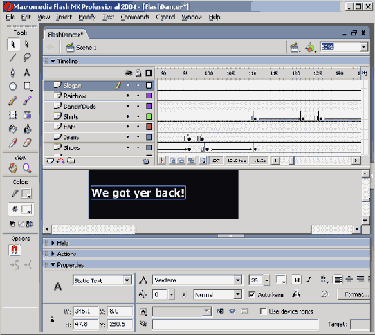 Все элементы на месте текст отформатирован