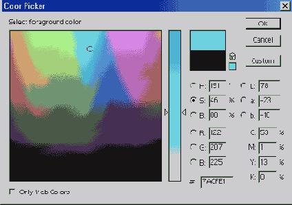 Диалоговое окно Color Picker