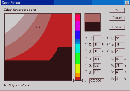 Диалоговое окно Color Picker