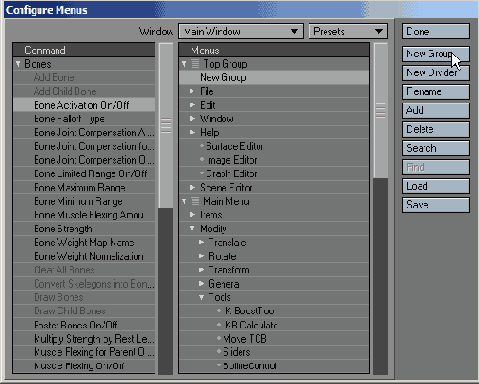 ������ New Group ������� ���������