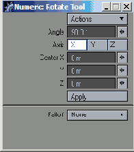 �������� ���� Numeric ����������� Rotate