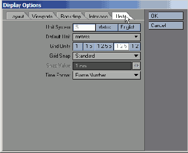 �� ������� Units ���� Display