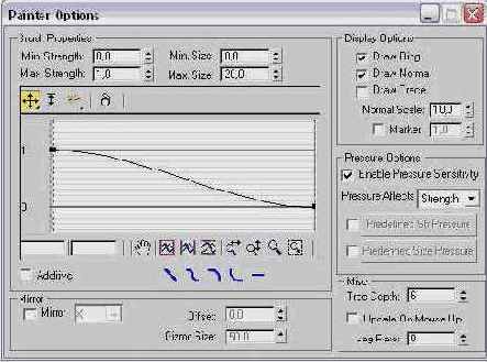 ������������� ������ Paint Deformation (���������� ������) �������� �������