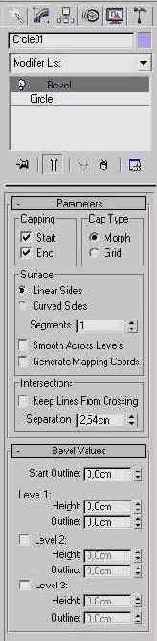 ������������ Extrude (������������) � Bevel (������������ �� ������)