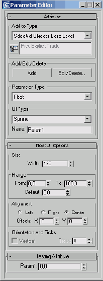 ���� Parameter Editor (�������� ����������)