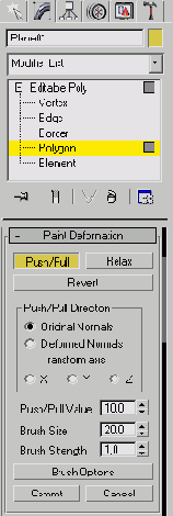 ������������� ������ Paint Deformation (���������� ������) �������� �������