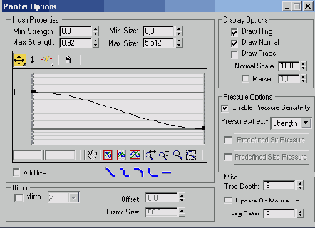 ������������� ������ Paint Deformation (���������� ������) �������� �������