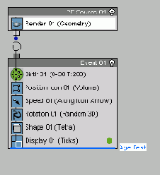 ������ � ������� Particle Flow