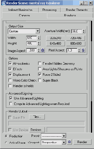 ������������ mental ray 3.3.