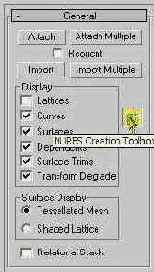 ����������� �������������� NURBS-������ � ������������ �� ������� �����������