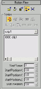������������� ��������� Motion Flow Editor ��� �������� Biped