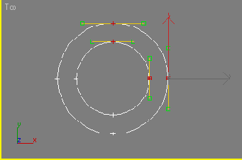 ��������� ����������� � ������� ������������ Edit Spline ��� � ������������� �������