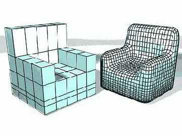 ������� ���� Editable Mesh � Editable Poly