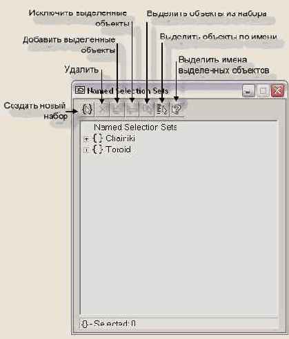������ � ����� Named Selection Sets