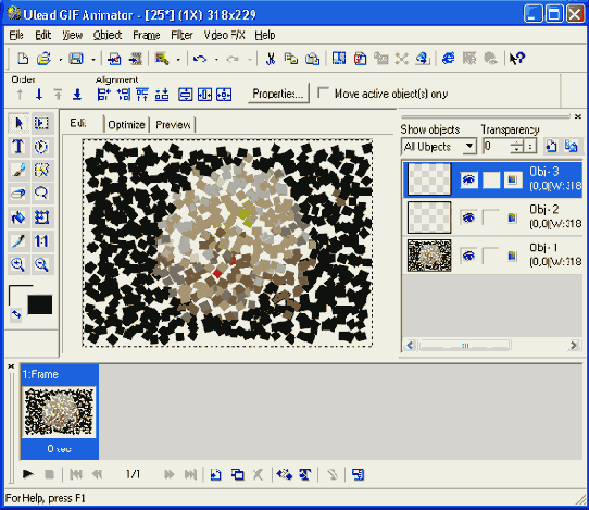 ���� GIF Animator � ������ �����������