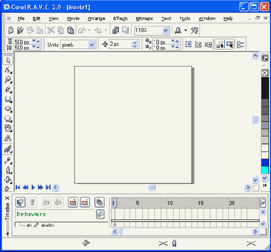 ���� ���������� Corel R A V E
