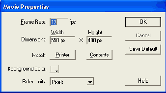 ������� ���������� ������ � Macromedia Flash