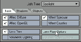 �������� �������� ����� Lens Flare