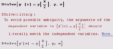 ��� �����, ������� DSolve �� 