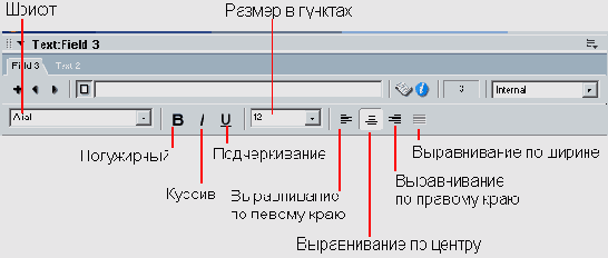 Экскурсия 14В: Изучение текстового поля