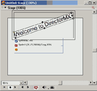 Практическое упражнение 2.1: Использование основных инструментов Director'a