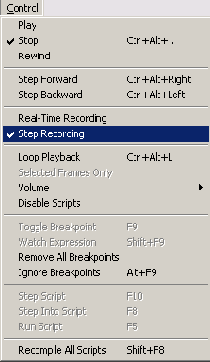 Практическое упражнение 5.2: Пошаговая запись