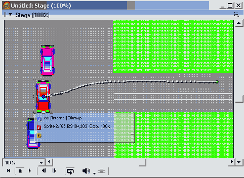 Практическое упражнение 5.3: Запись с прорисовкой промежуточных фаз