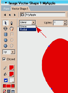 Практическое упражнение 7.2: Окно Vector