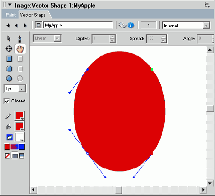 Практическое упражнение 7.2: Окно Vector