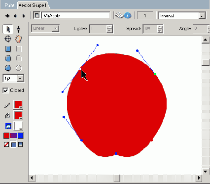 Практическое упражнение 7.2: Окно Vector
