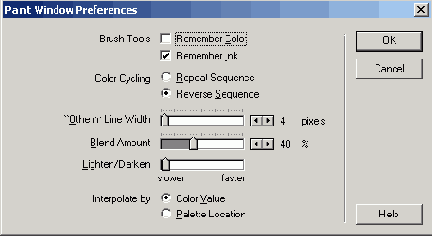 Селектор толщины линии