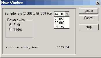 Свойства звуковых файлов