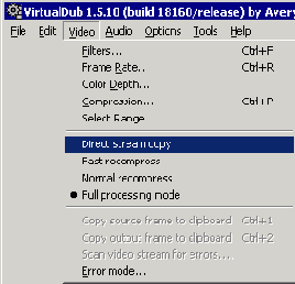 VirtualDub: обработка видео