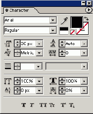 ������� Character ������������ ��� �������������� ��������