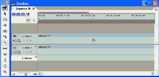 Разрезание клипа