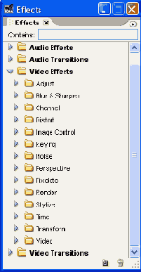 Типы эффектов