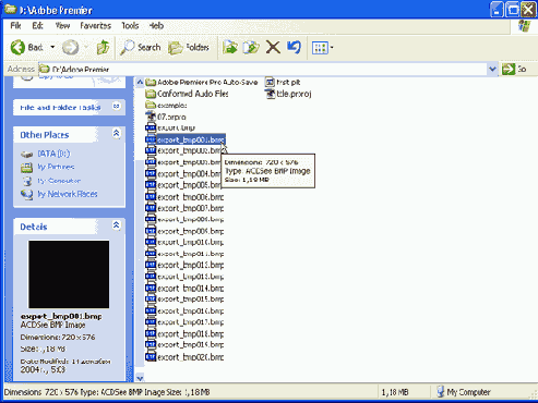 Экспорт клипа