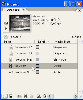 Область предварительного просмотра