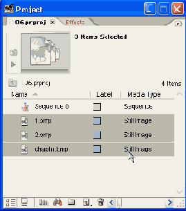 Импорт группы файлов