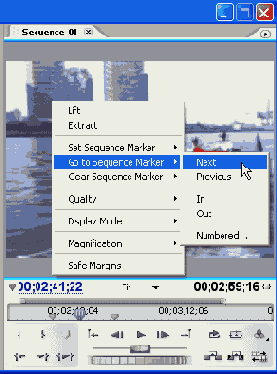 Переходы по маркерам