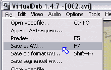 Не идеальный вариант - AVI файлы имеют различный FPS.