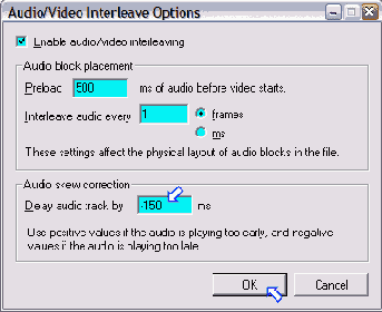 Не идеальный вариант - AVI файлы имеют различный FPS.