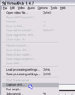 Захват видео.
