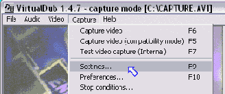 Захват видео.