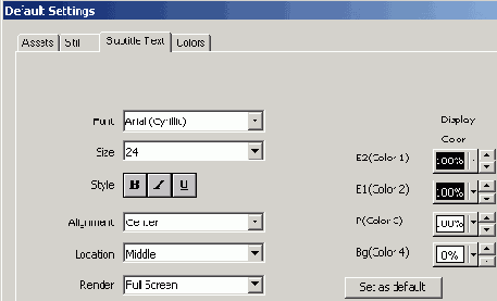 Создание субтитров в фильме