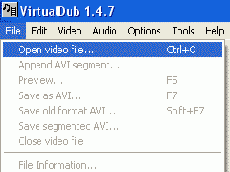 ���� 5: ������� �������������� ����������� �� ���� VirtualDub & DivX Pro 5.x